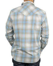 Wrangler - Skjorta Rutig - Western Shirt - Ljusblå