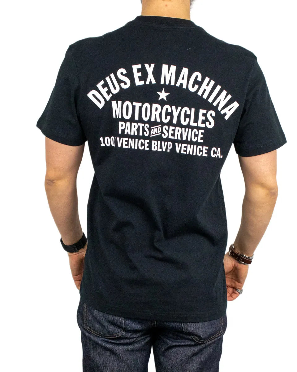 Deus Ex Machina - T-Shirt - Venice Adress - Svart