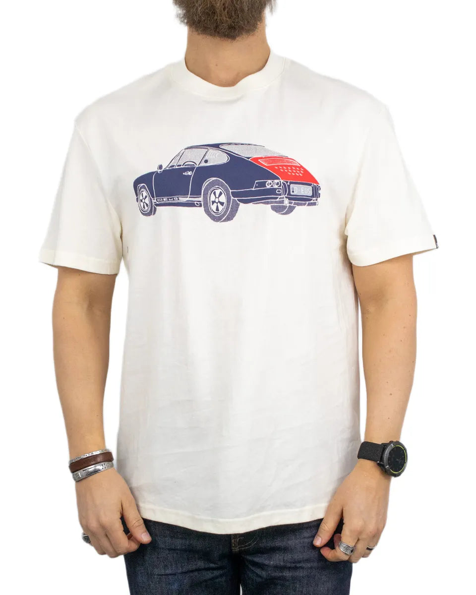 Deus Ex Machina - T-Shirt - Porsche - Emporium - Vit