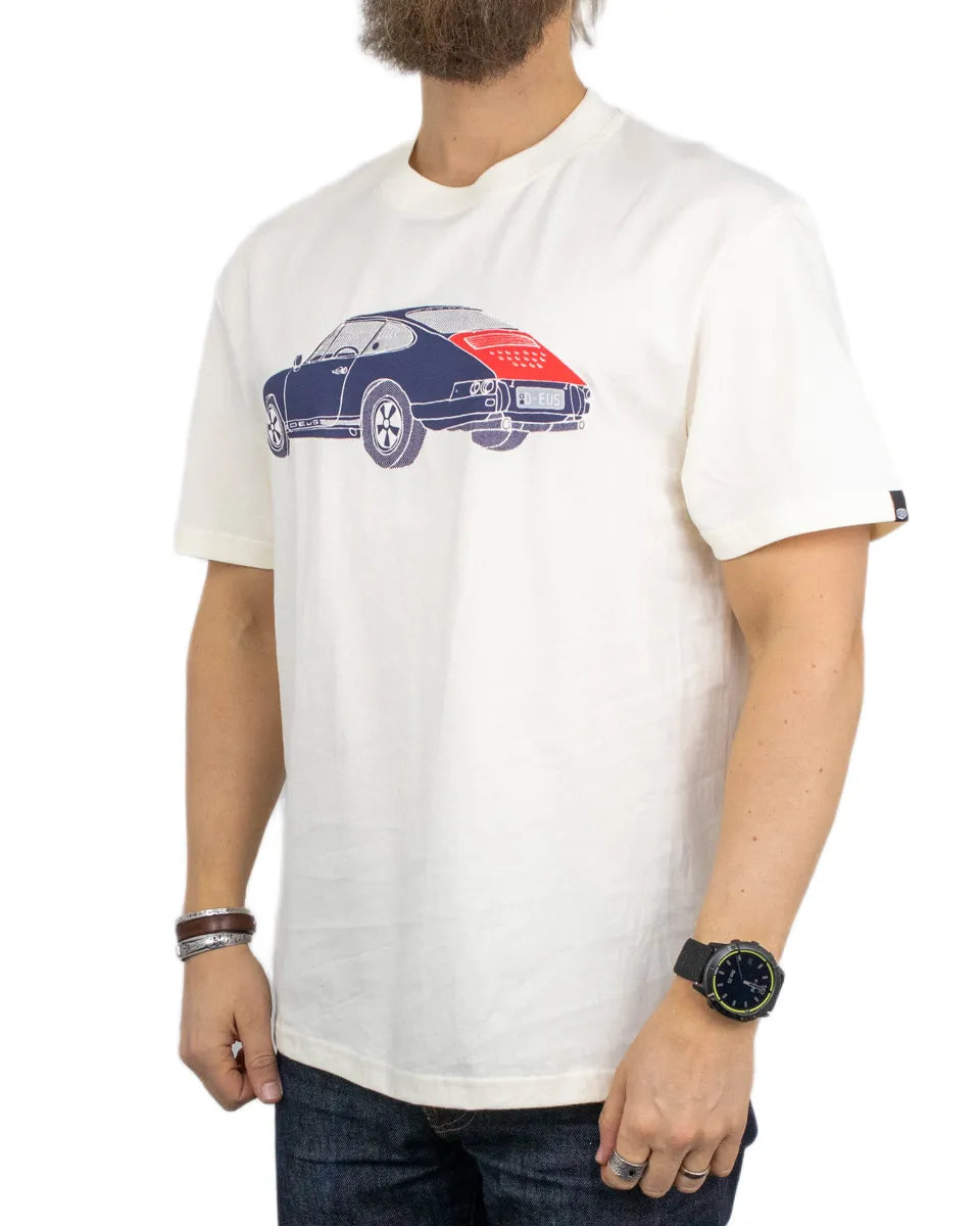 Deus Ex Machina - T-Shirt - Porsche - Emporium - Vit