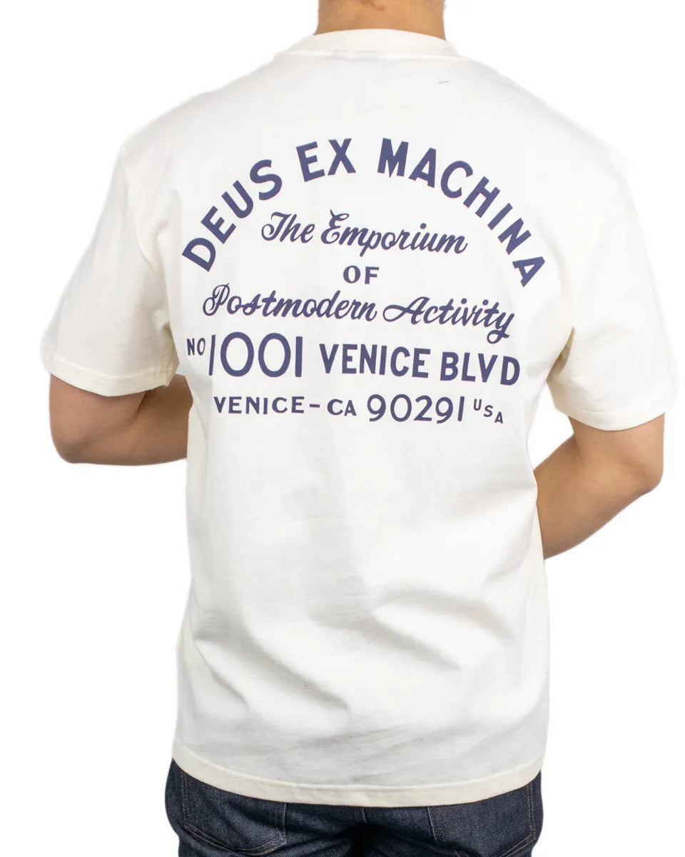 Deus Ex Machina - T-Shirt - Porsche - Emporium - Vit