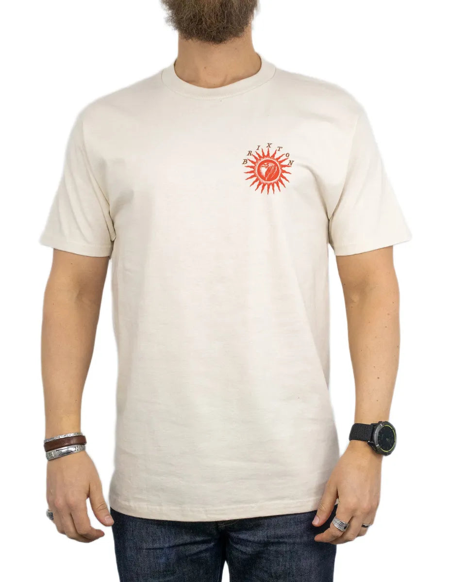 Brixton - T-Shirt - Dark Paradise - Sol Orm - Off White