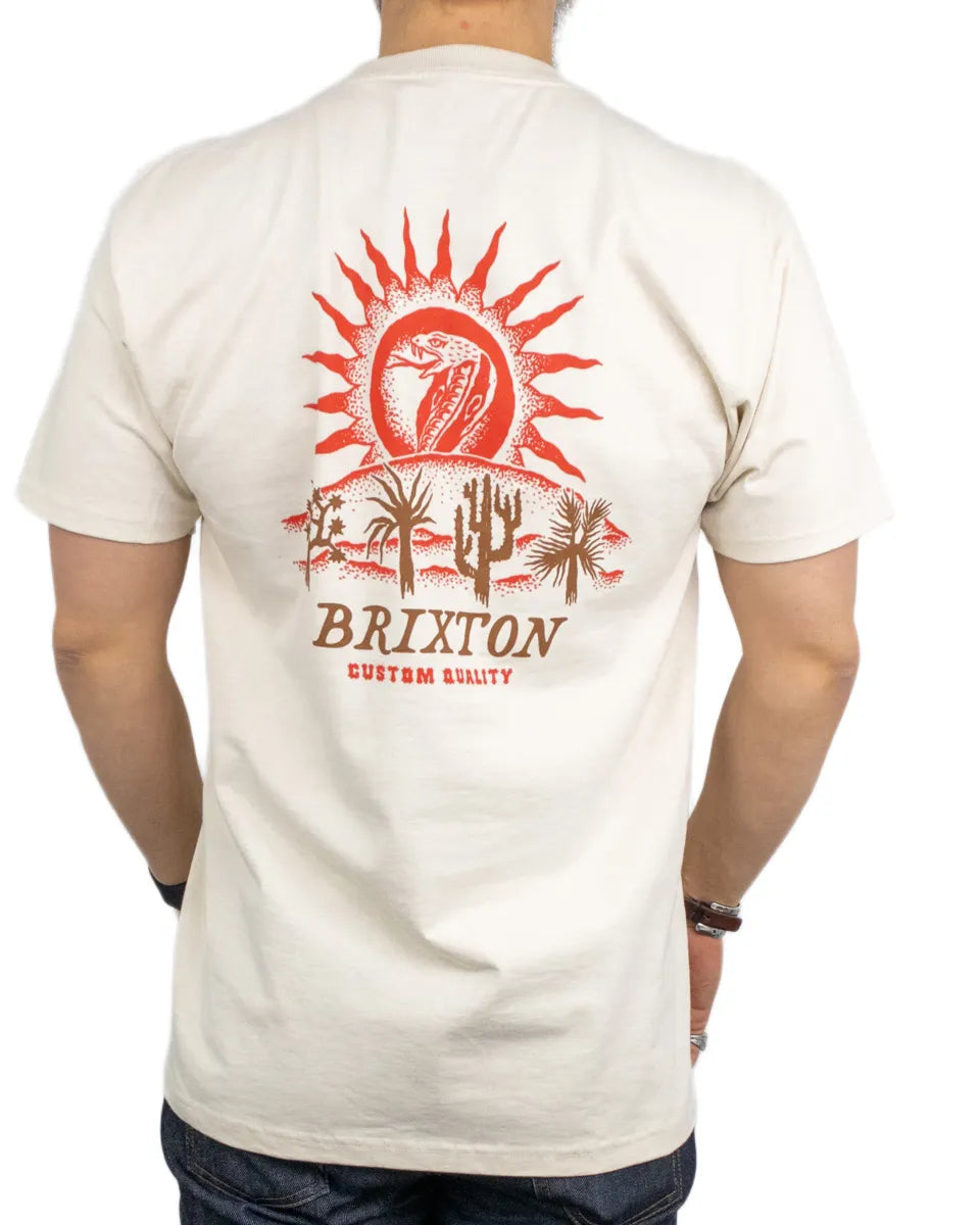 Brixton - T-Shirt - Dark Paradise - Sol Orm - Off White