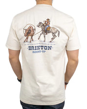 Brixton - T-Shirt - Hutchins - Lasso - Offwhite