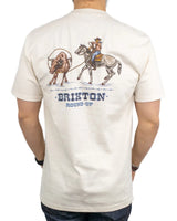 Brixton - T-Shirt - Hutchins - Lasso - Offwhite