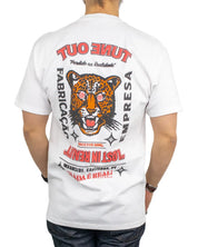 Brixton - T-Shirt - Getaway Leopard - Vit