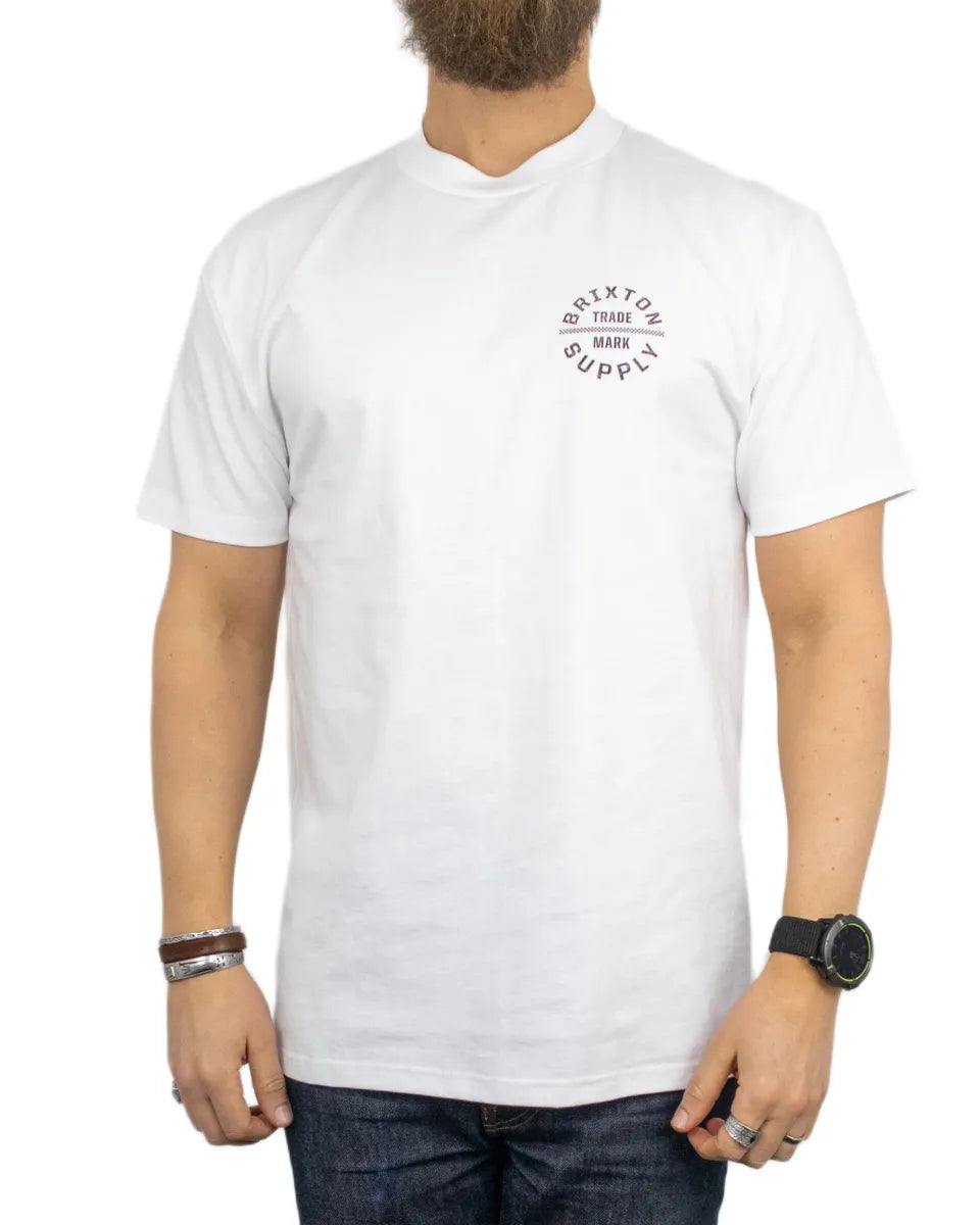 Brixton - T-Shirt - Oath - Vit