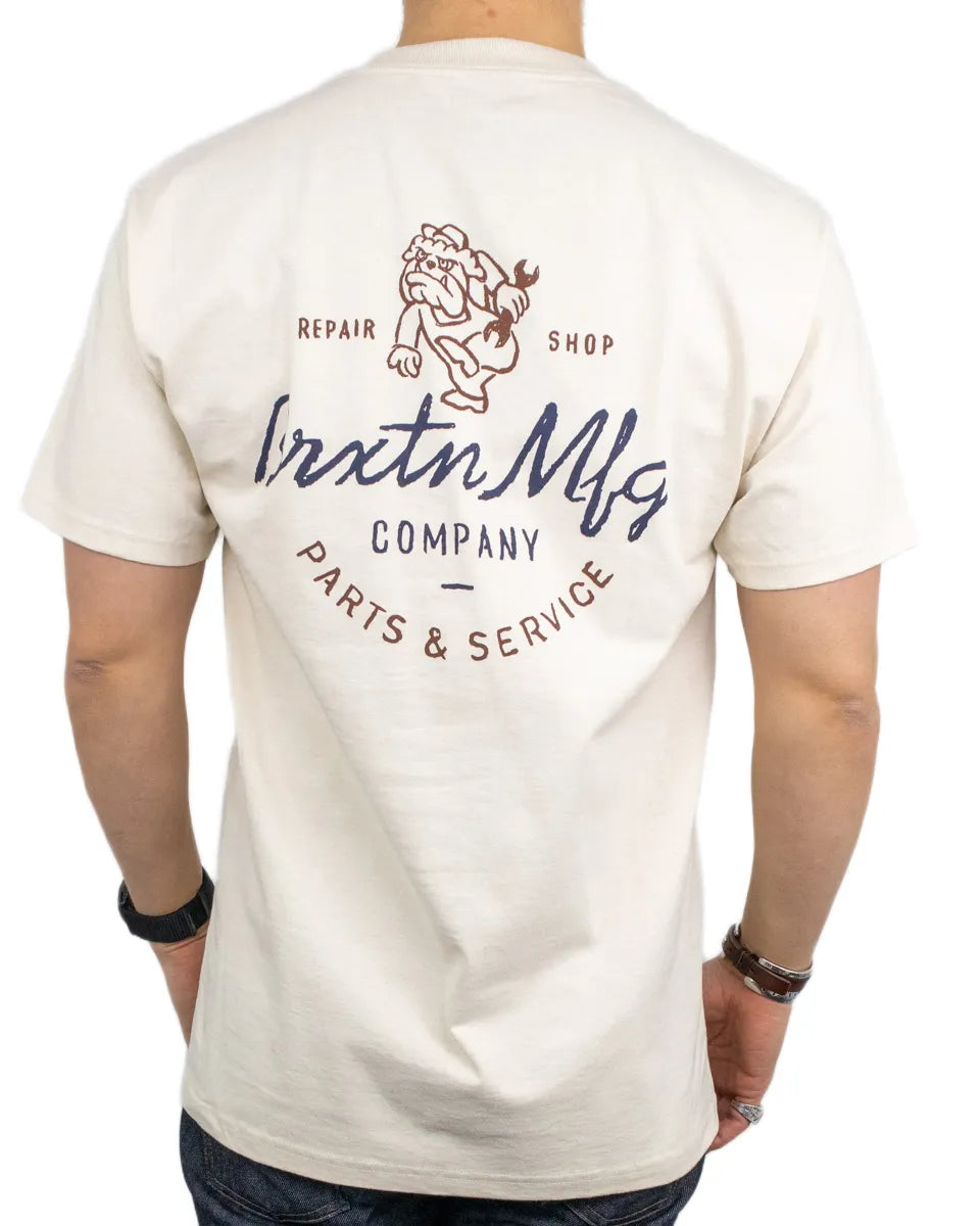 Brixton - T-Shirt - Tolman - Repair Service - Offwhite