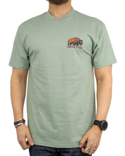Brixton - T-Shirt - Coba - Bison - Grön