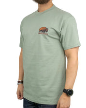 Brixton - T-Shirt - Coba - Bison - Grön