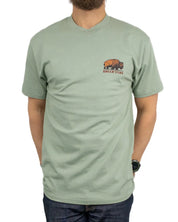 Brixton - T-Shirt - Coba - Bison - Grön