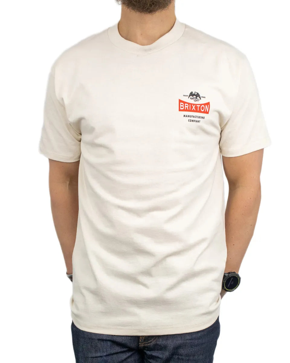 Brixton - T-Shirt - Pinnacle - Offwhite