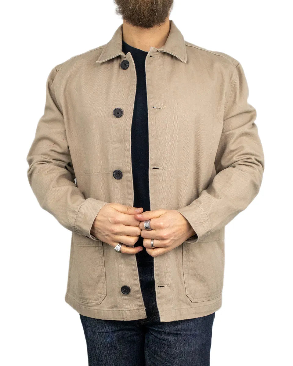 Bros Co - Cotton Canvas Work Jacket - Light Brown