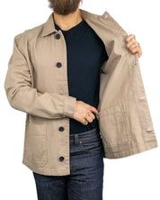 Bros Co - Cotton Canvas Work Jacket - Light Brown