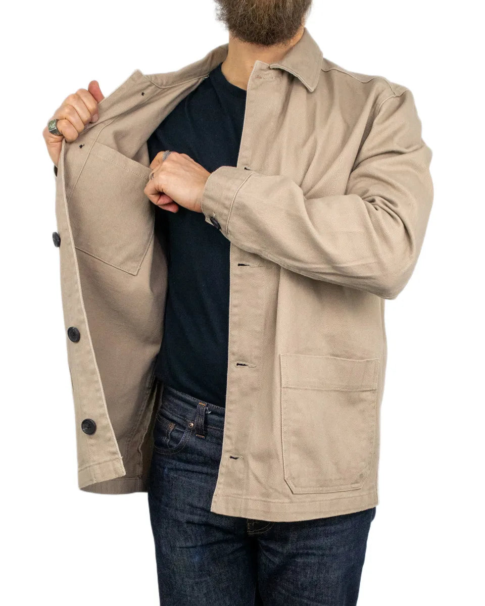 Bros Co - Cotton Canvas Work Jacket - Light Brown