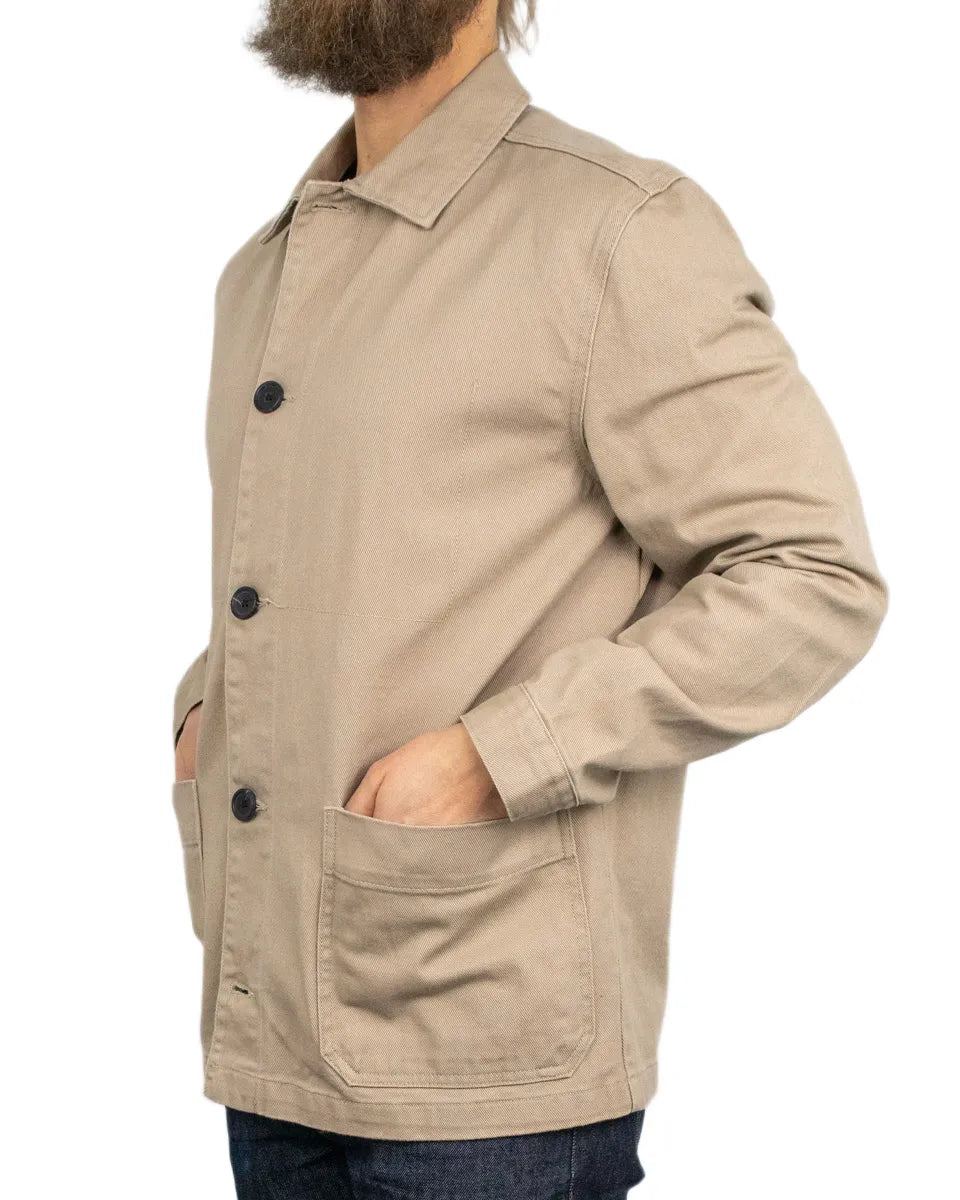 Bros Co - Cotton Canvas Work Jacket - Light Brown