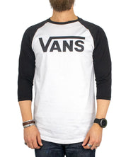 Vans - Långärmad T-Shirt - Raglan - Svart/Vit