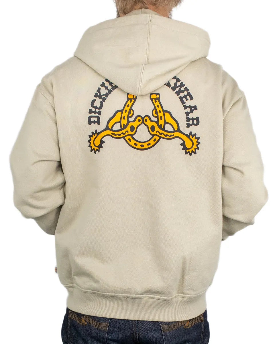 Dickies - Hoodie med Dragkedja - Bettsville - Beige