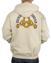 Dickies - Hoodie med Dragkedja - Bettsville - Beige