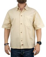 Dickies - Kortärmad Skjorta med Ryggtryck - Vernal - Beige