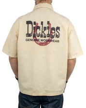 Dickies - Kortärmad Skjorta med Ryggtryck - Vernal - Beige