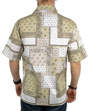 Dickies - Kortärmad Skjorta Mönstrad - Glandorf - Beige