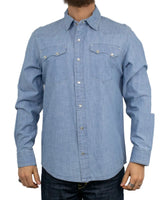 Iron & Resin - Chambray Skjorta - Glider - Blå