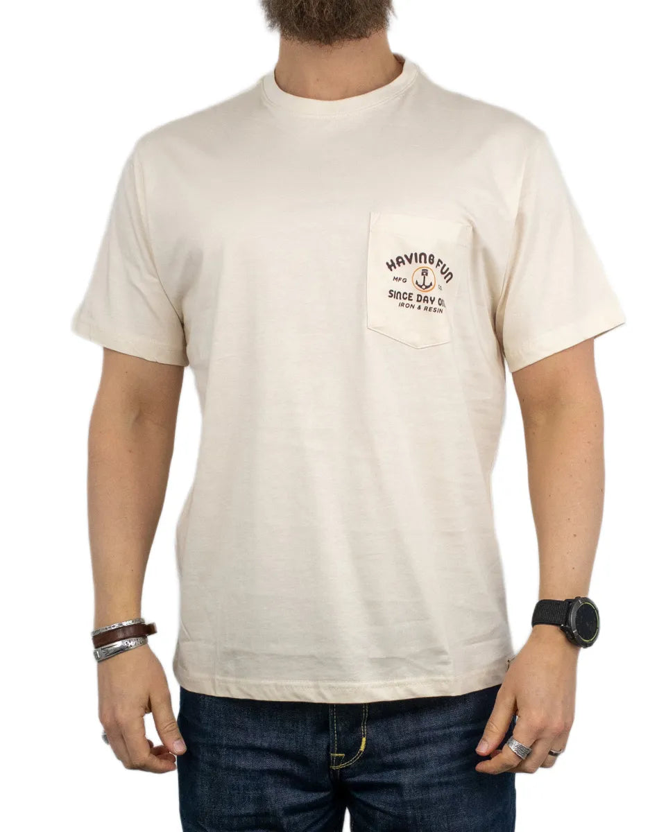 Iron & Resin - T-Shirt - Having Fun - Natural
