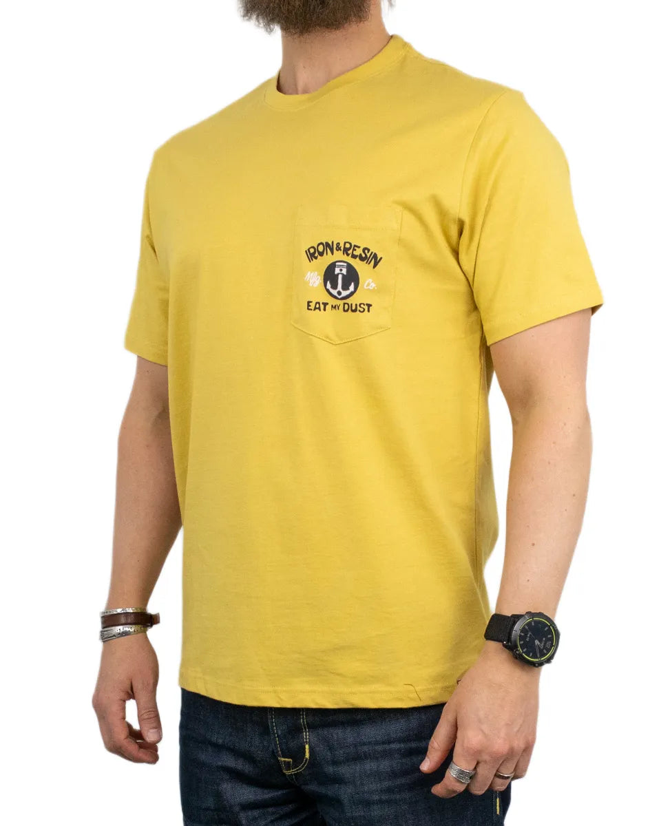 Iron & Resin - T-Shirt - Eat My Dust - Guld