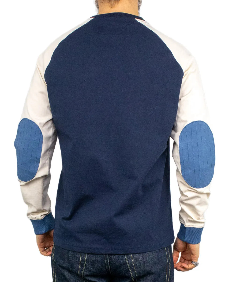 Iron & Resin - Långärmad T-Shirt - Raglan - Eat My Dust - Blå