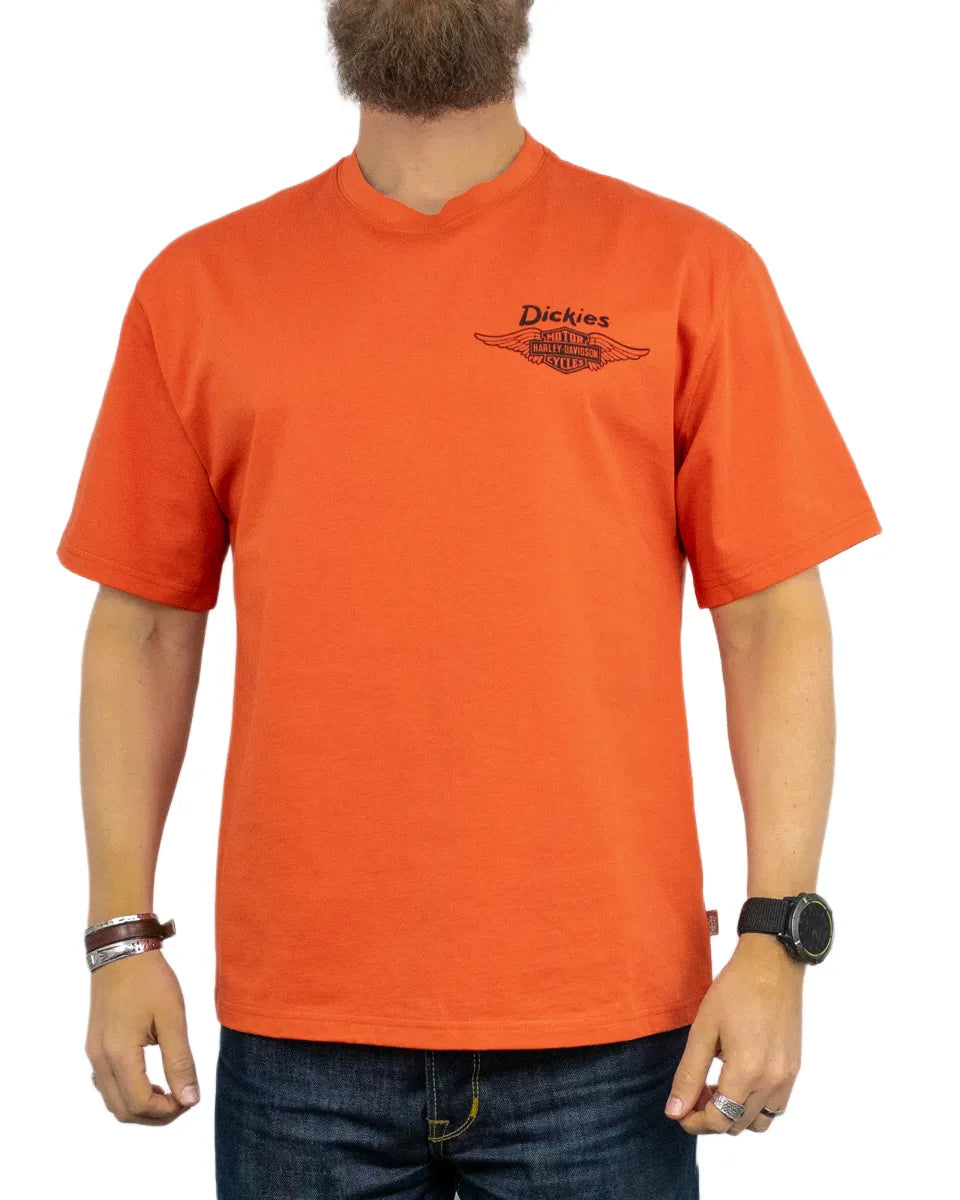 Dickies X Harley Davidson - T-Shirt - Orange