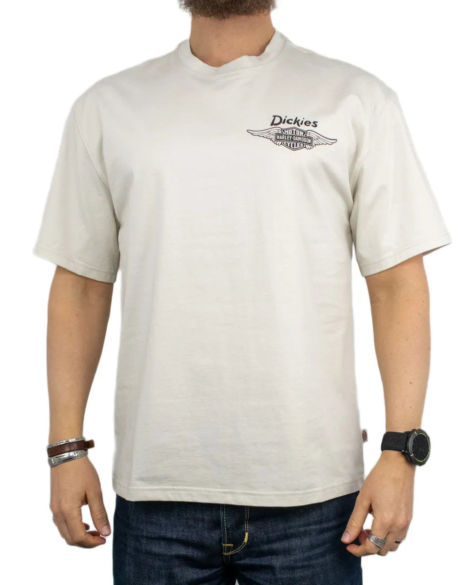 Dickies X Harley Davidson - T-Shirt - Vit
