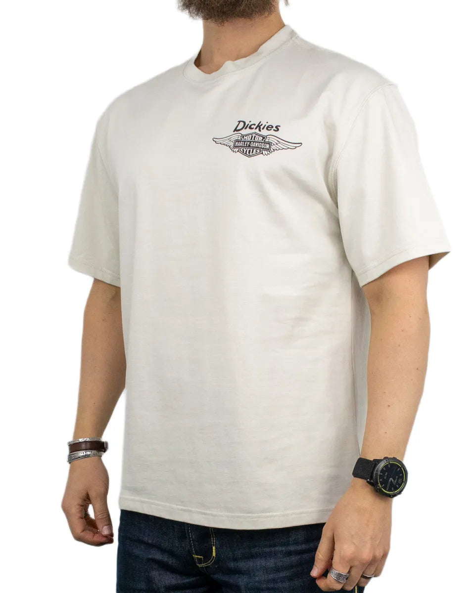 Dickies X Harley Davidson - T-Shirt - Vit