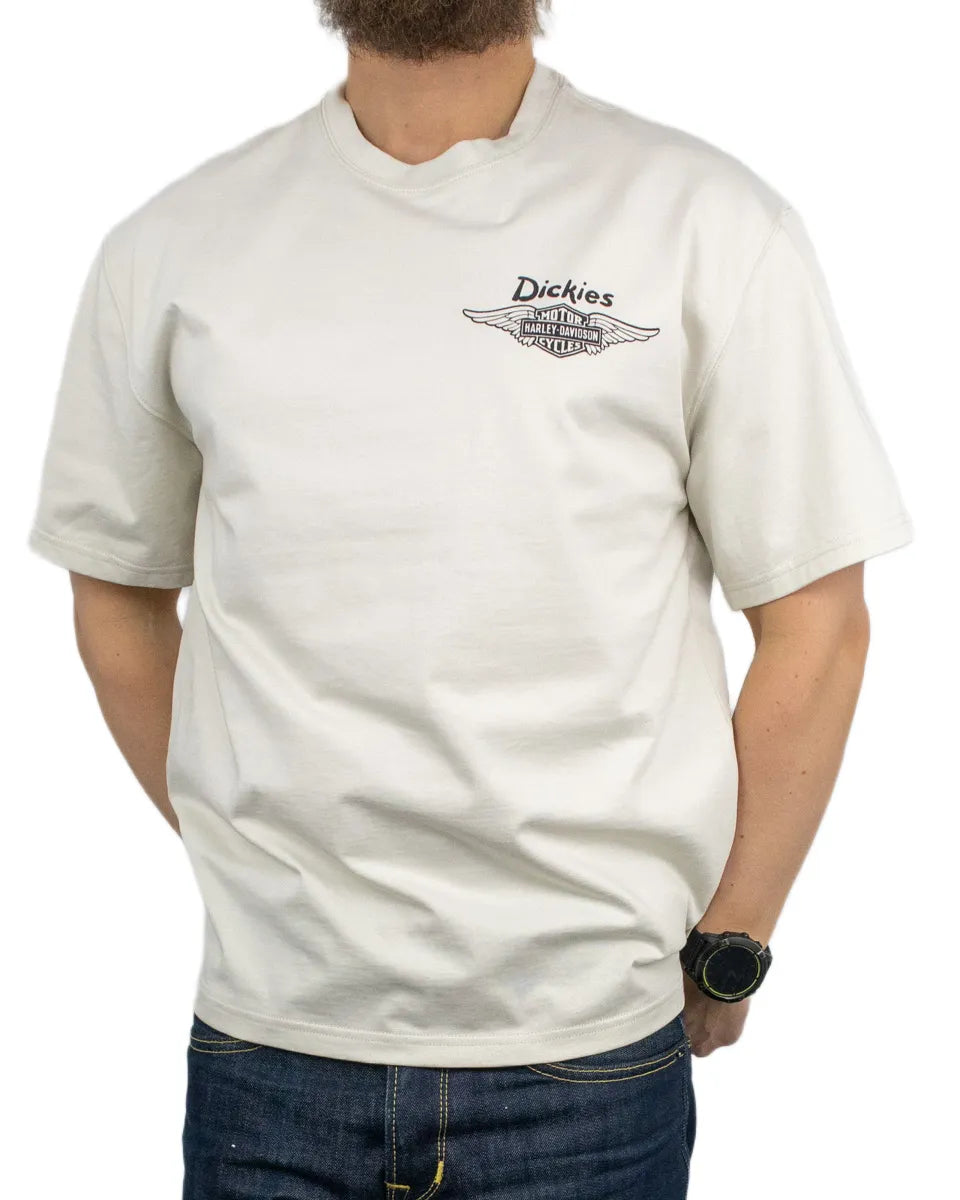 Dickies X Harley Davidson - T-Shirt - Vit