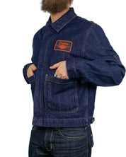 Dickies X Harley Davidson - Jeansjacka - Denim - Rinsed Blå