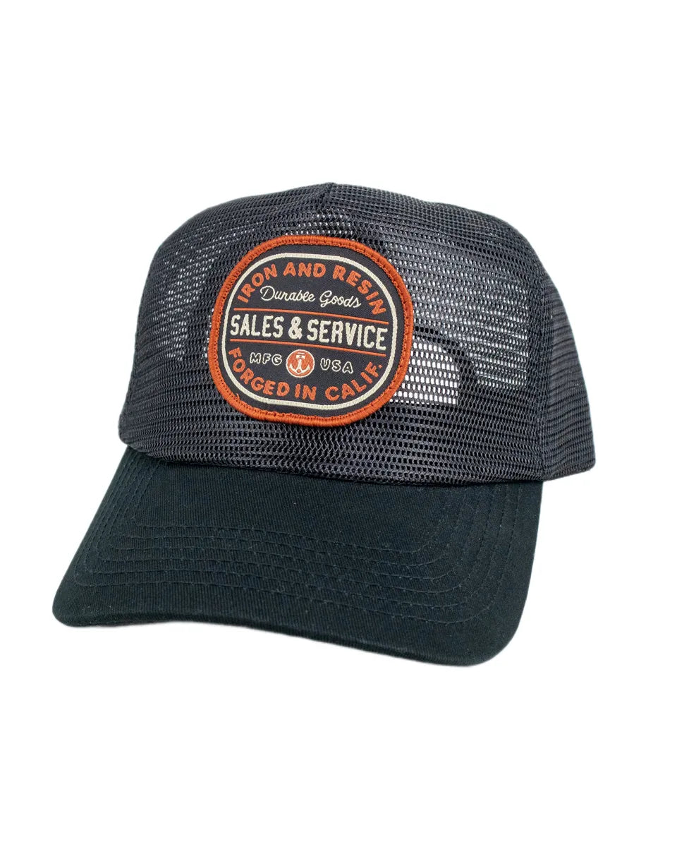 Iron & Resin - Keps i Mesh - Sales And Service - Svart