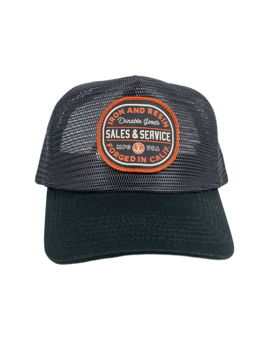 Iron & Resin - Keps i Mesh - Sales And Service - Svart