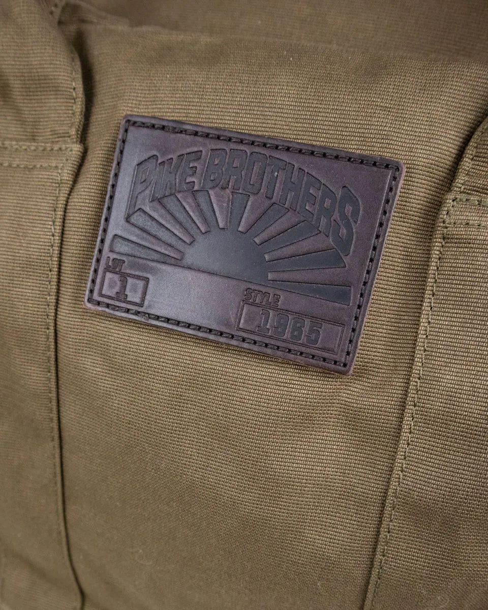 Pike Brothers - Vaxad Väska - 1965 D-Bag - Khaki