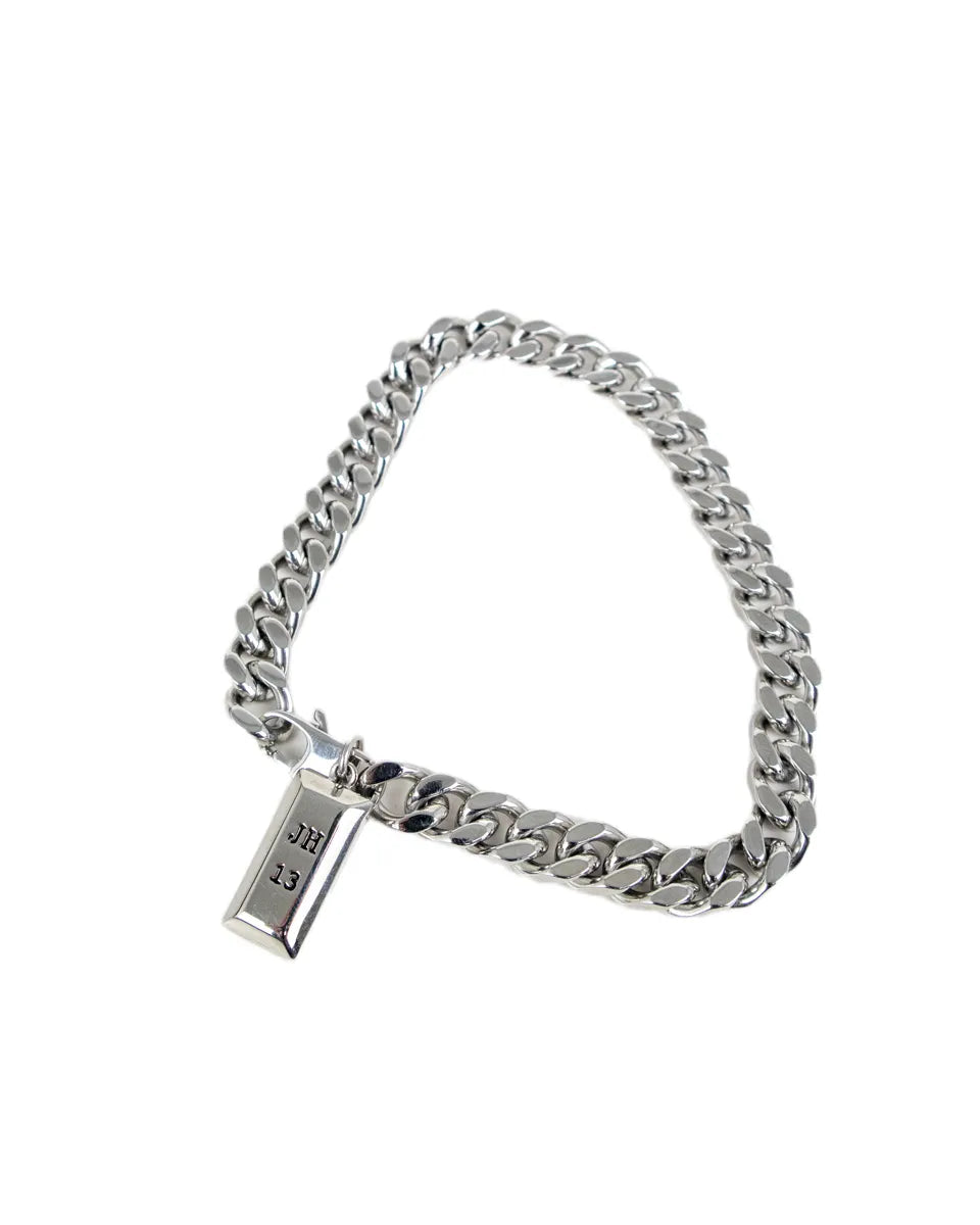 Jernhest - Malte Armband - Pansarlänk - Silver