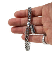 Jernhest - Malte Armband - Pansarlänk - Silver