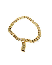 Jernhest - Malte Armband - Pansarlänk - Guld