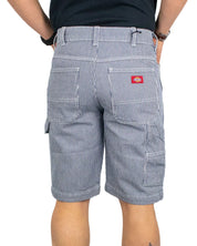 Dickies - Shorts Randiga - Hickory 11" Carpenter - Blå/Vit