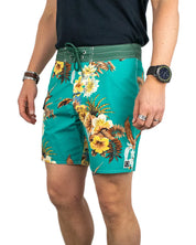 Brixton - Shorts - Classic Trunk 17" - Grön