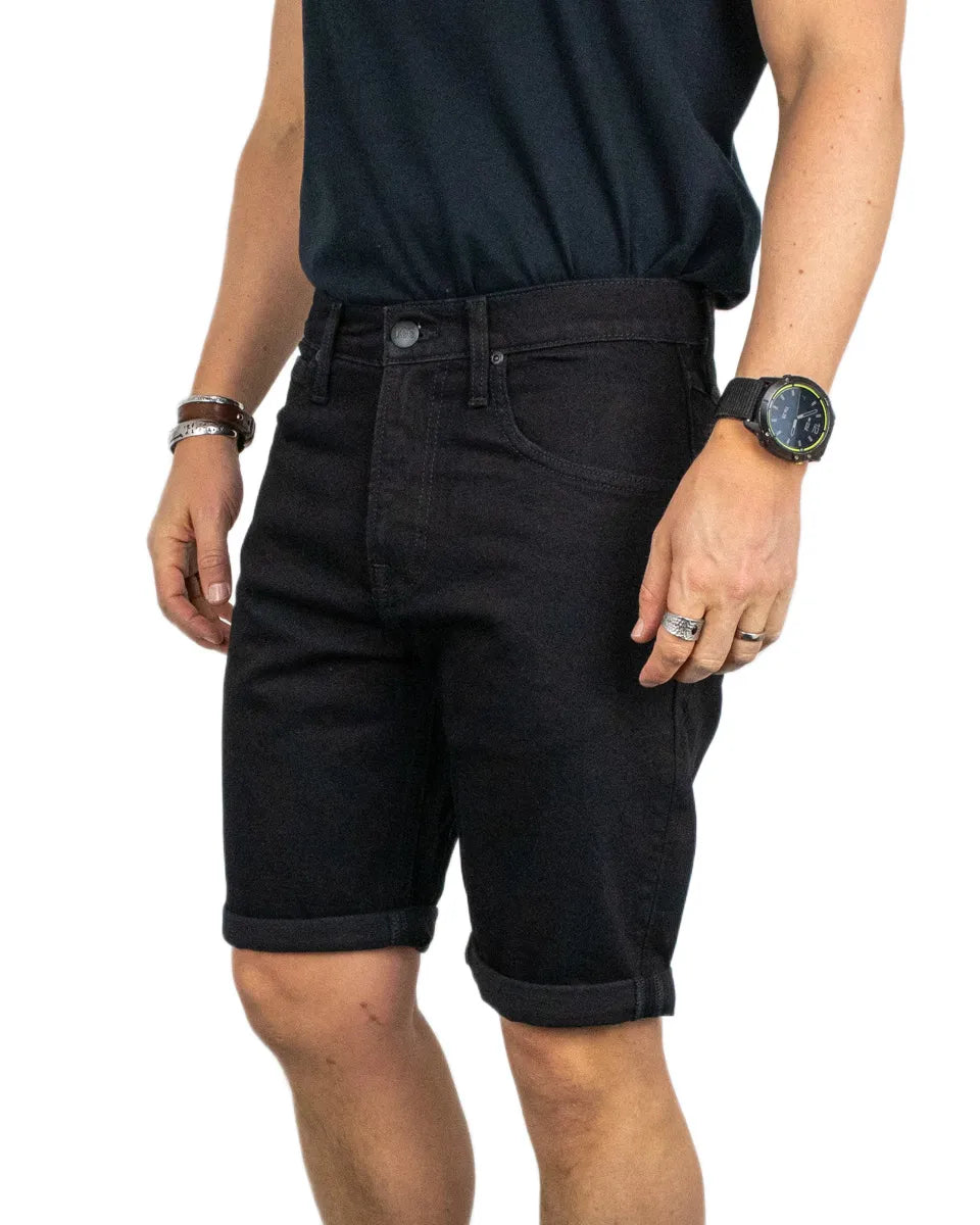 Lee - Jeansshorts - Clean 5 Pocket - Svart