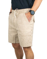 Lee - Utility Linneshorts - Beige