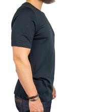 Fjällräven - T-Shirt i Ull - Abisko Wool - Svart