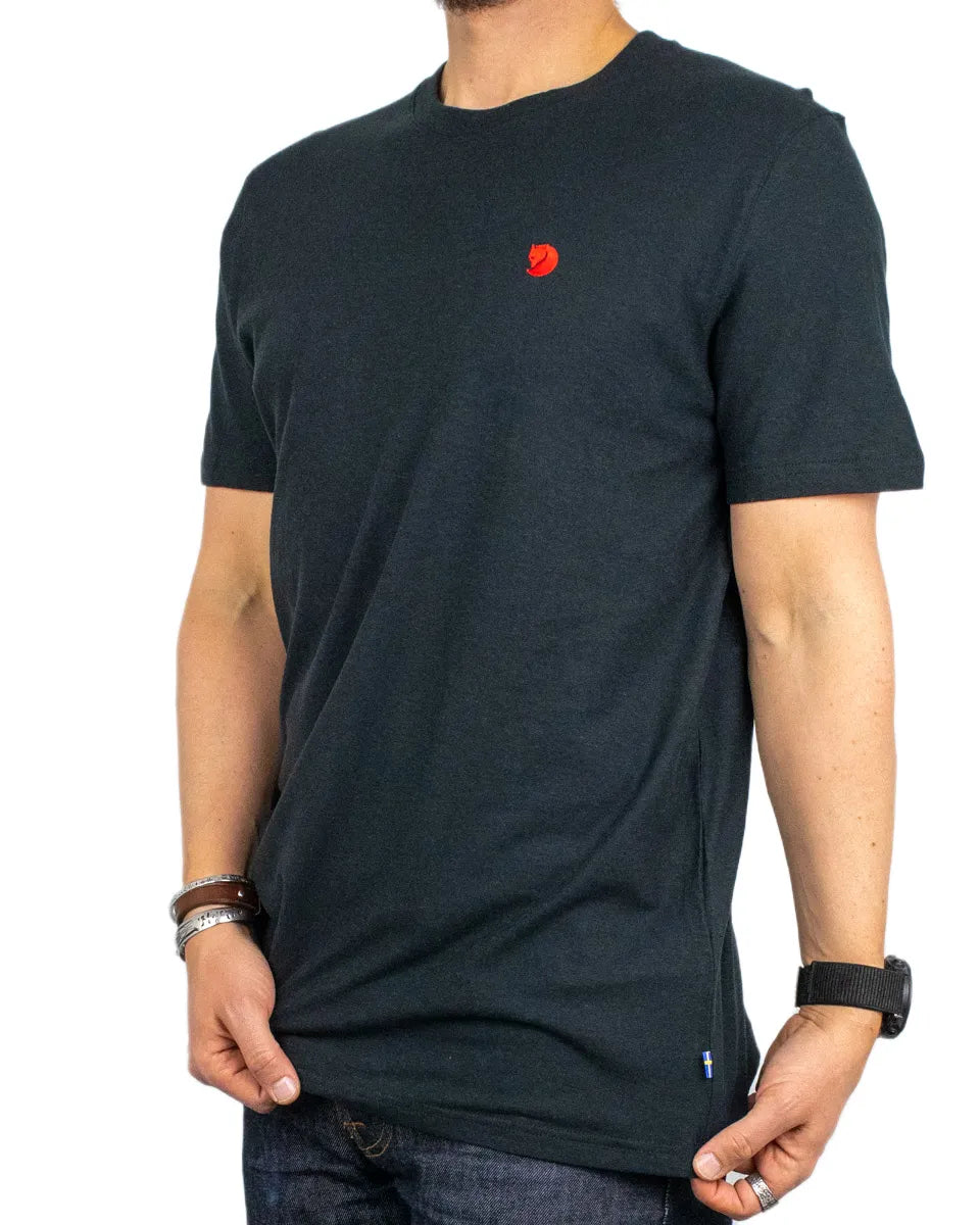 Fjällräven - T-Shirt - Hemp Blend - Svart