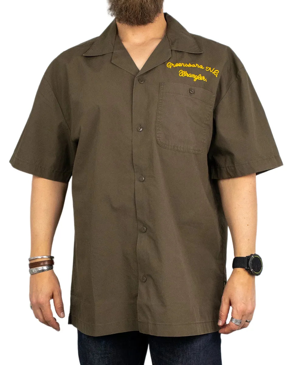 Wrangler - Kortärmad Skjorta Oversize - Casey Jones Utility - Brun