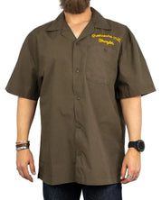 Wrangler - Kortärmad Skjorta Oversize - Casey Jones Utility - Brun