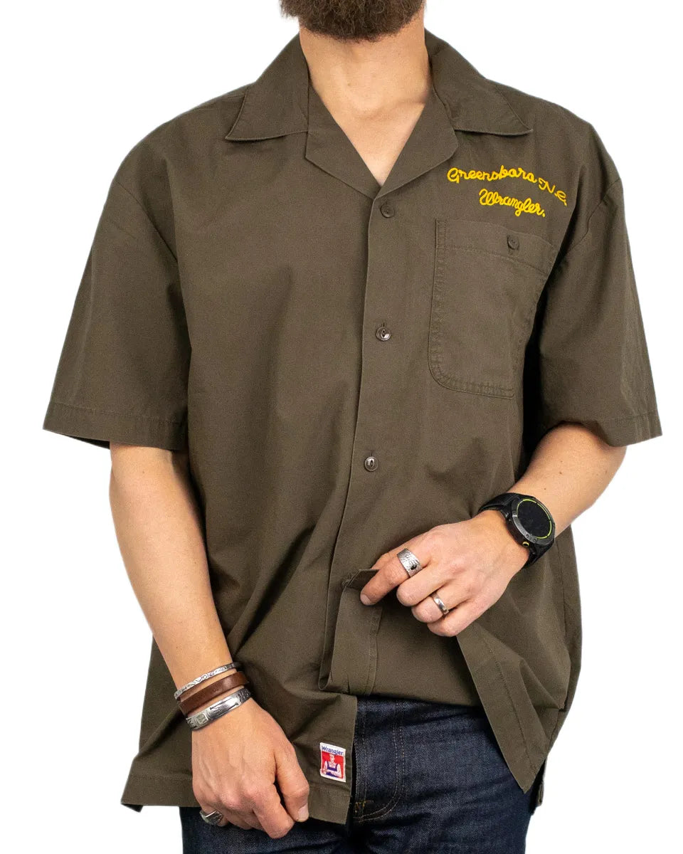 Wrangler - Kortärmad Skjorta Oversize - Casey Jones Utility - Brun